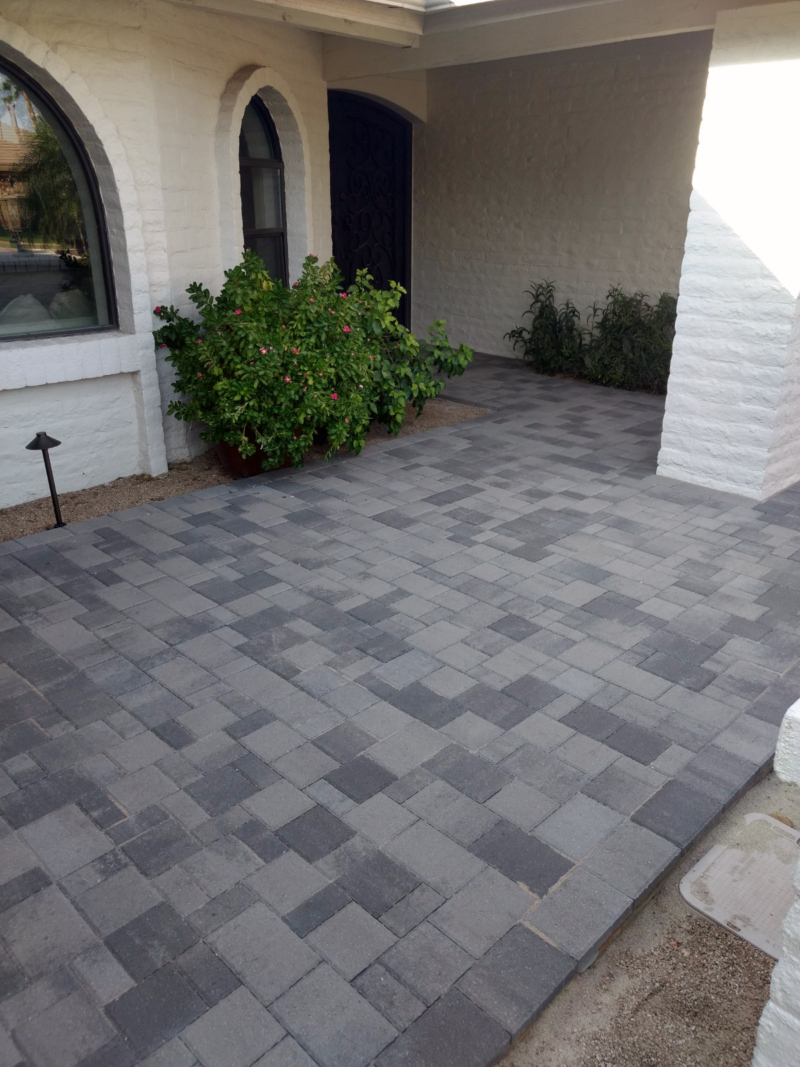 Conventional Concrete and Stone Pavers in Phoenix Arizona